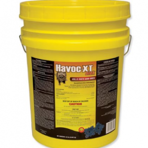 HAVOC XT RODENTICIDE IS A SPECIALLY FORMULATED SINGLE FEED INTERIOR BAIT PACK USED BY PROFESSIONALS TO QUICKLY REDUCE MOUSE AND RAT POPULATIONS. CONTAINS BRODIFICOUM